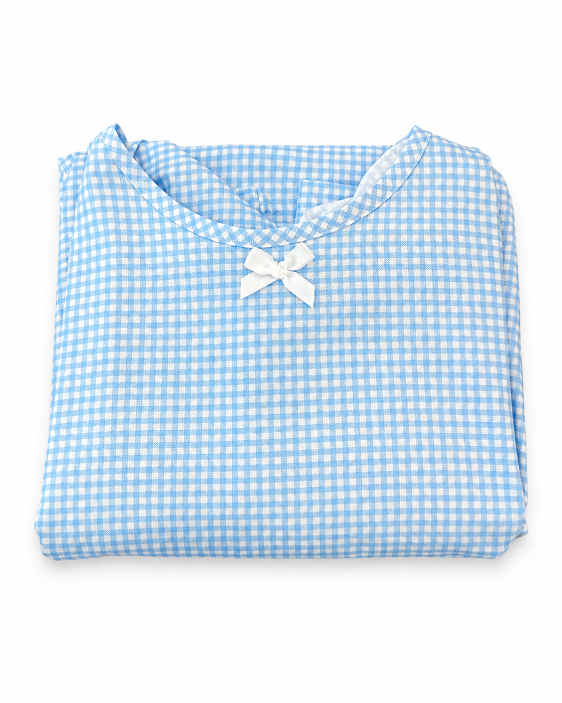 The Blue Gingham Birth Gown