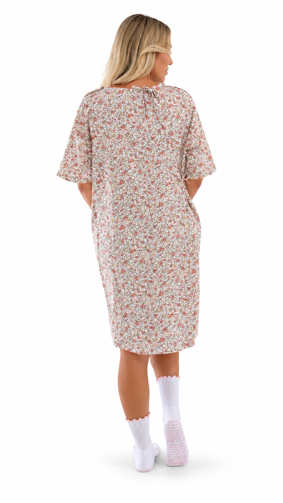 The Pink Bloom Birth Gown
